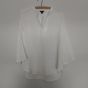NWT Ann Taylor chiffon top ¾ sleeve